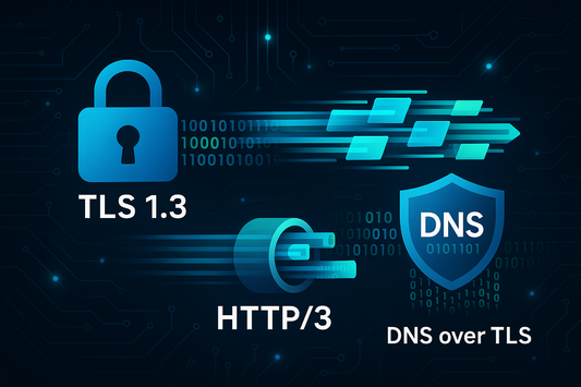 TLS 1.3, HTTP/3 and DNS over TLS